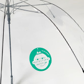 60cm 透明 ジャンプ傘 ビニール面 1面
										